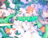 ✳レンコンと豚肉と野菜のコックリ煮～♥作り方3写真