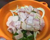 そうめん消費レシピ！余り物でお手頃ピザ作り方5写真