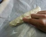 強力粉+薄力粉で、ガーリックフランスパン作り方7写真