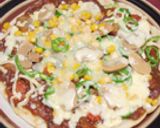 フライパンで残ったカレーをピザ！作り方9写真