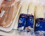えのき＆ベーコンのバター醤油焼きうどん作り方1写真