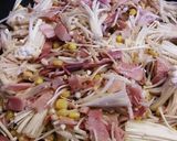えのき＆ベーコンのバター醤油焼きうどん作り方3写真