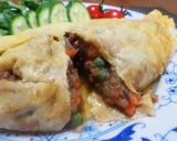 我が家の味☆簡単♪♪肉じゃがオムレツ～♥作り方10写真