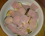 話題入り♪ズッキーニのハムチーズ焼き♪作り方3写真