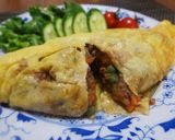 我が家の味☆簡単♪♪肉じゃがオムレツ～♥作り方11写真