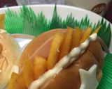 ハリネズミ風柿ハムチーズサンド(^^)!作り方9写真