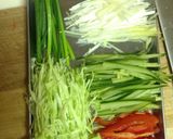 残り焼き豚で野菜たっぷり生春巻き♪作り方1写真