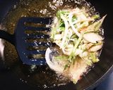 さつまいもの茎と玉ねぎのかき揚げ作り方5写真