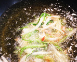 さつまいもの茎と玉ねぎのかき揚げ作り方6写真
