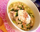 簡単☆びっくり！ふわふわ納豆釜玉うどん♡作り方7写真
