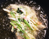 さつまいもの茎と玉ねぎのかき揚げ作り方7写真