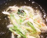 さつまいもの茎と玉ねぎのかき揚げ作り方8写真