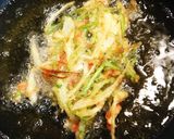 さつまいもの茎と玉ねぎのかき揚げ作り方10写真