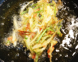 さつまいもの茎と玉ねぎのかき揚げ作り方10写真