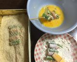 甘長ししとうとウインナーの串揚げ♫作り方3写真