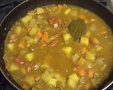 挽肉とサイコロ野菜のカレー作り方5写真