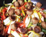 野菜たっぷり肉だんごの甘酢あんかけ作り方10写真