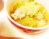 生姜でぽかぽか！とりつくねと白菜のスープ作り方9写真
