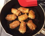 大葉でさっぱり豆腐とキノコの肉巻き作り方4写真