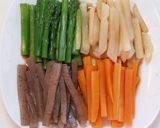 ヘルシー野菜巻きビーフ照り焼き作り方2写真