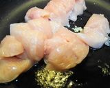 レンコンと鶏むね肉の梅マヨ焼き作り方2写真
