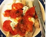 ハーブチキン＊熱々モッツァレラチーズがけ作り方10写真