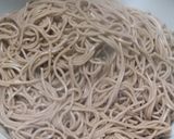 鶏のみぞれ煮と高野豆腐のダイエットお蕎麦作り方3写真
