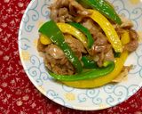 時短！豚肉・ピーマン・パプリカ青椒肉絲♬作り方7写真
