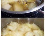 冬❊聖護院大根と松山揚げの味噌汁作り方4写真