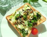 胡麻香る❀セロリたっぷり和トースト作り方7写真