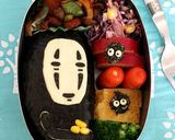 千と千尋の神隠し☆カオナシのキャラ弁作り方4写真