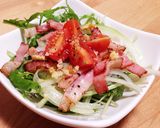 水菜と玉ねぎのカリカリベーコンサラダ＊作り方7写真