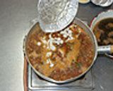 ソーセージとレンズ豆のスープ作り方9写真