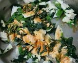 トリ肉とほうれん草のカレー風味おにぎらず作り方5写真