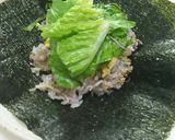 トリ肉とほうれん草のカレー風味おにぎらず作り方8写真