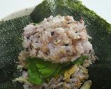 トリ肉とほうれん草のカレー風味おにぎらず作り方9写真