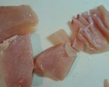 鶏むね肉と小松菜の三色丼☆お弁当にも★作り方1写真