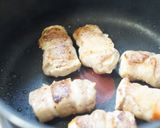 こってり美味♪豚の豆腐巻き照り焼き作り方2写真