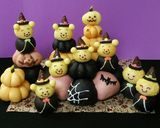 ハロウィン☆魔女のプーさんちぎりパン作り方22写真