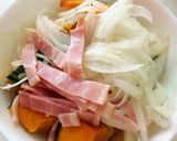 簡単レンジ☆かぼちゃサラダ〜ピザ風味作り方1写真