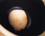 ハロウィンにも使える☆うずらのドクロ☆作り方4写真