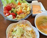 ワンポットパスタで紅葉サラダ作り方6写真
