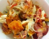 簡単レンジ☆かぼちゃサラダ〜ピザ風味作り方4写真