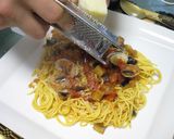 夏野菜と魚介のパスタ作り方6写真