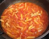 ペンネとホールトマトでワンポットパスタ作り方4写真