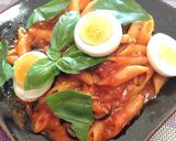 ペンネとホールトマトでワンポットパスタ作り方6写真