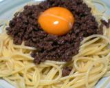 焼肉のタレでひき肉パスタ作り方4写真