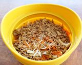 キノコとひき肉の簡単おいしい炊込みごはん作り方4写真