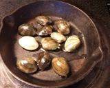 スキレットで簡単アサリの酒蒸し♪作り方2写真