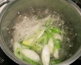 小松菜,長ネギ,大根,豆腐のお味噌汁作り方6写真